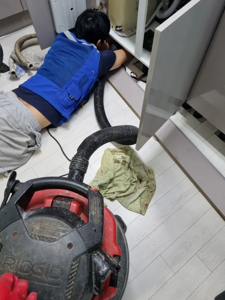 싱크대 막힘 해결 3